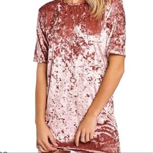 NWT Velvet T-Shirt Dress